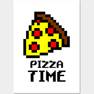 pizza time Posters and Art